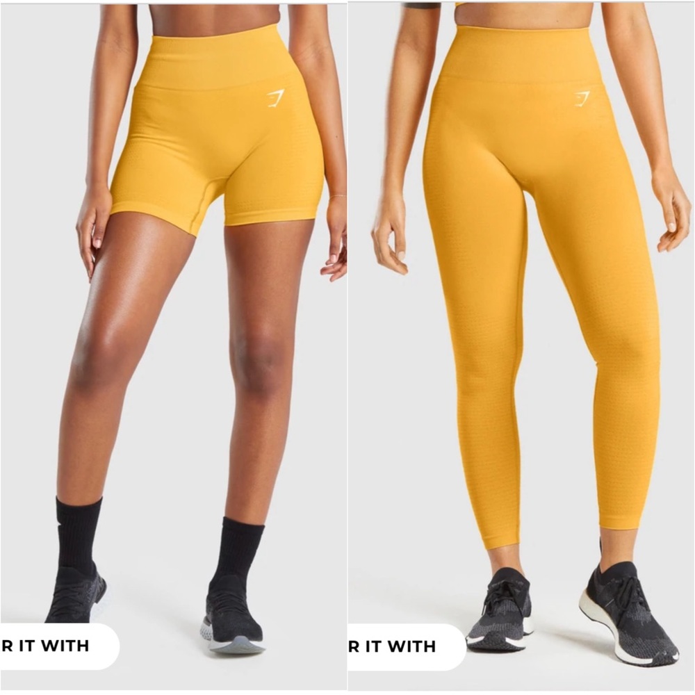 vital seamless 2.0 set pants and shorts